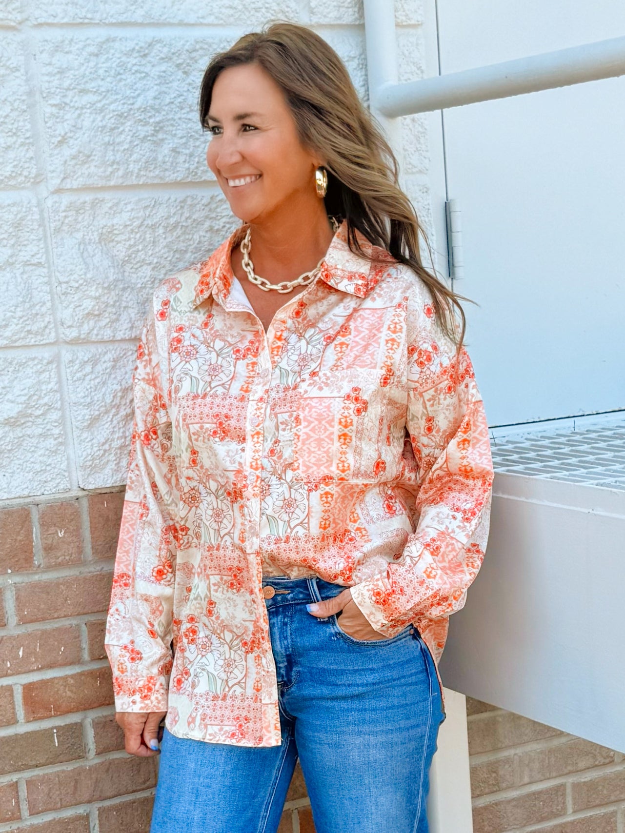 Marbella Garden Blouse - Jessi Jayne Boutique
