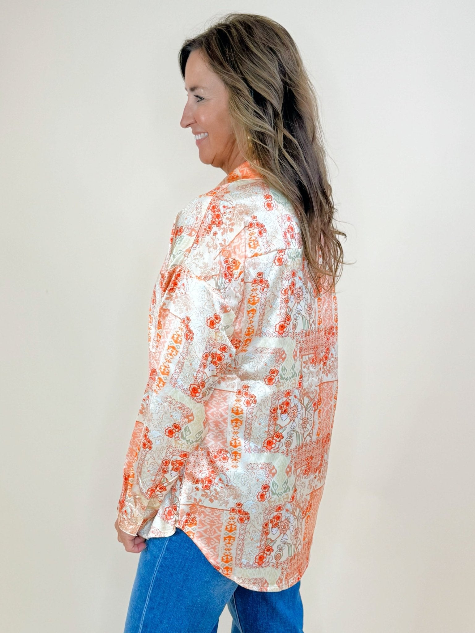 Marbella Garden Blouse - Jessi Jayne Boutique