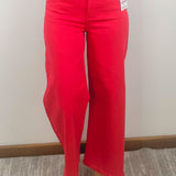 Risen Red Hot Tummy Control Wide Leg Jeans
