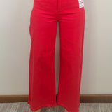 Risen Red Hot Tummy Control Wide Leg Jeans