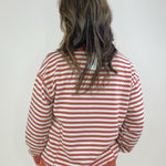 Toasty Stripe Contrast Top - Jessi Jayne Boutique