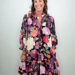 Midnight Garden Smocked Dress - Jessi Jayne Boutique