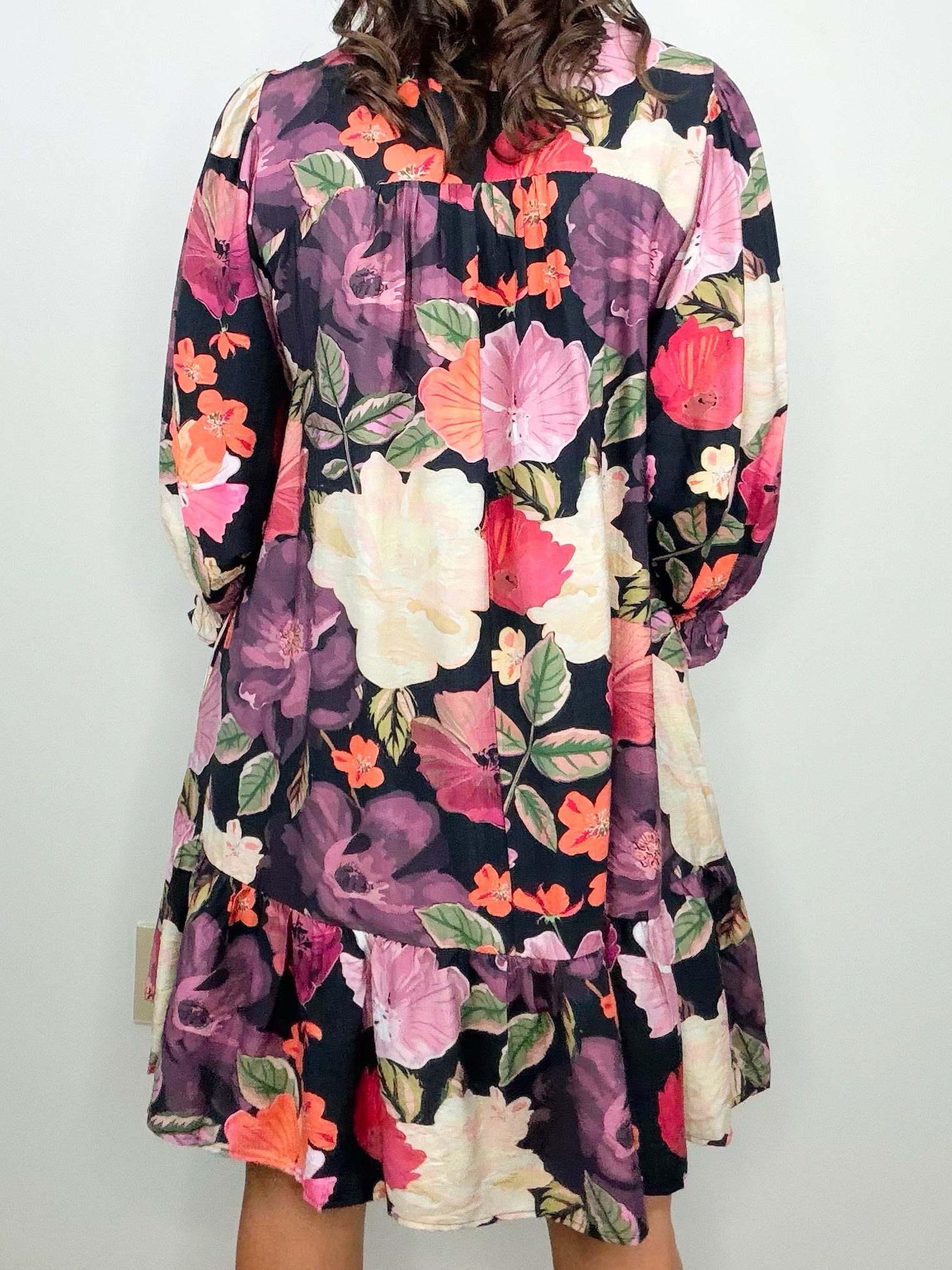 Midnight Garden Smocked Dress - Jessi Jayne Boutique