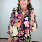 Midnight Garden Smocked Dress - Jessi Jayne Boutique