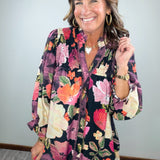 Midnight Garden Smocked Dress - Jessi Jayne Boutique