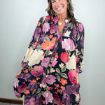 Midnight Garden Smocked Dress - Jessi Jayne Boutique