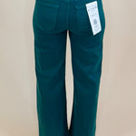Deep Forest Green High Rise Crop Pants - Jessi Jayne Boutique