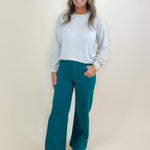 Soft Whisper Contrast Rib Top - Jessi Jayne Boutique