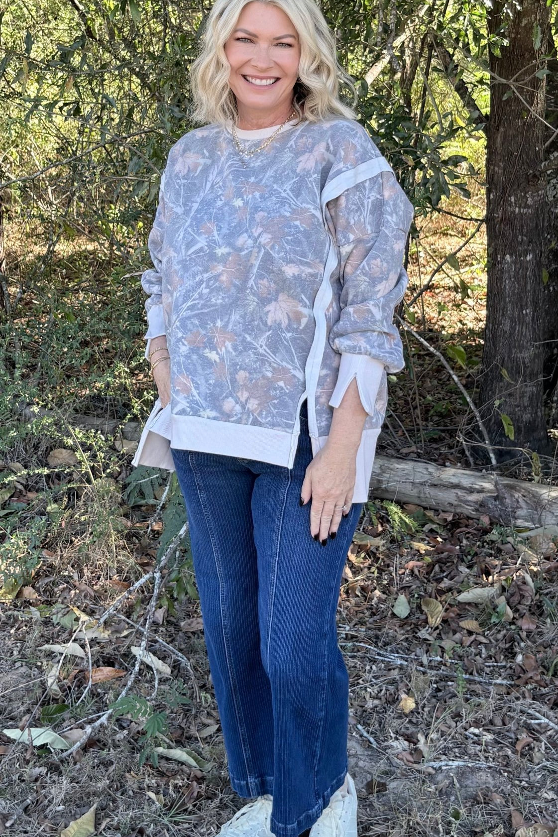 Woodland Camo Pullover - Jessi Jayne Boutique