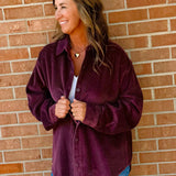 Corduroy Button - Down Shirt - 2 Colors Available - Jessi Jayne Boutique