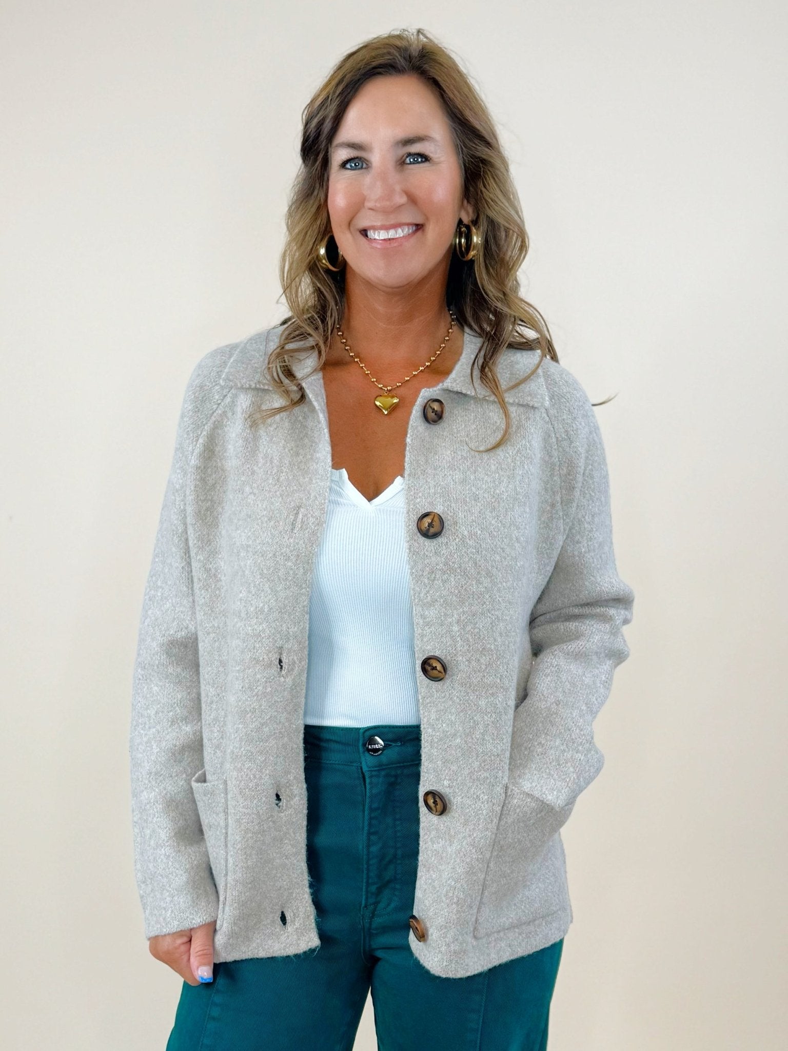 Fireside Charm Sweater Jacket - Jessi Jayne Boutique