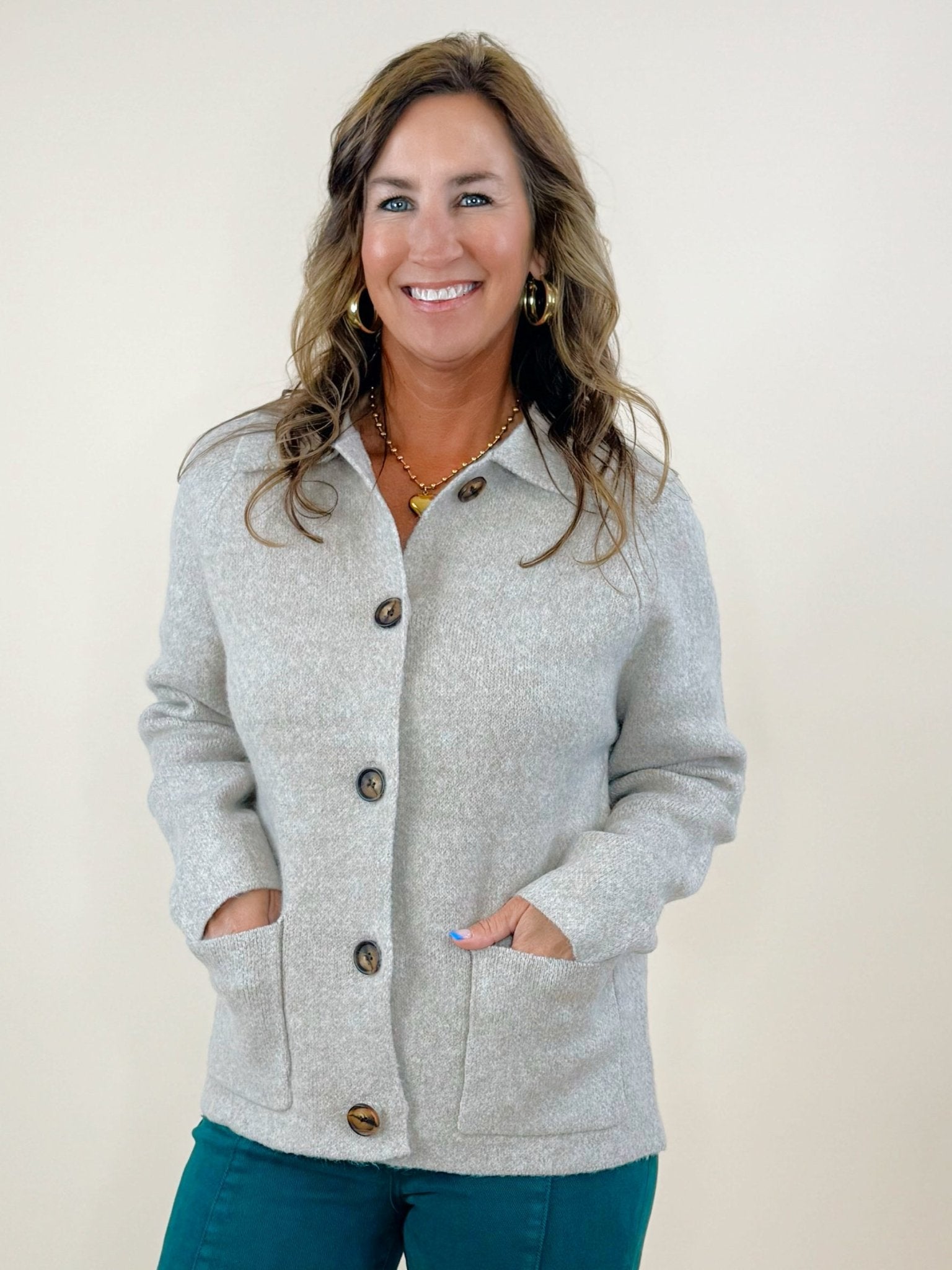 Fireside Charm Sweater Jacket - Jessi Jayne Boutique