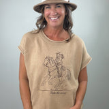Ride the Wind Western Sweater Top