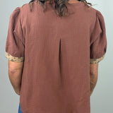 Cotton Fields Henley Top
