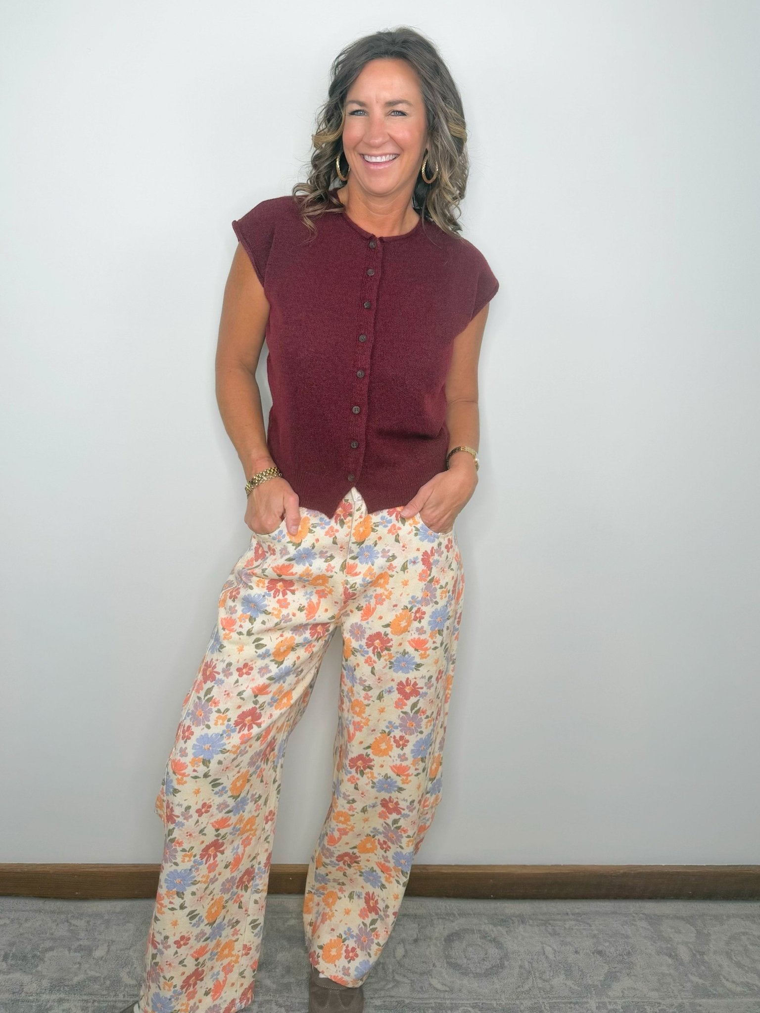 Wildflower Way Barrel Pants - Jessi Jayne Boutique