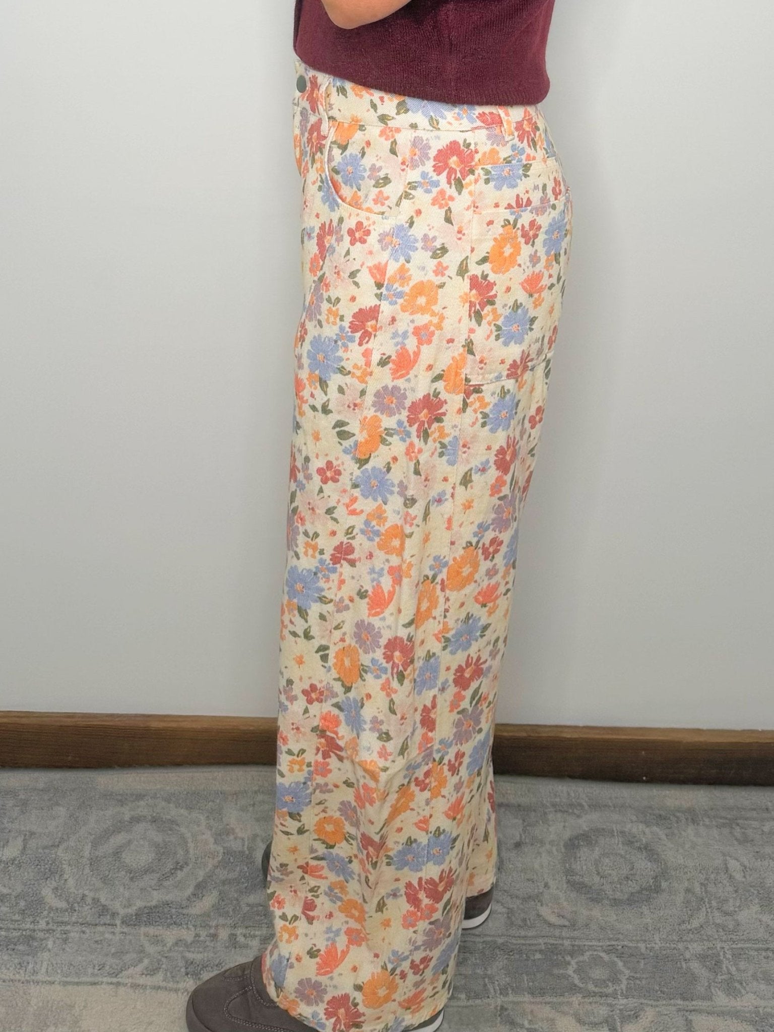 Wildflower Way Barrel Pants - Jessi Jayne Boutique