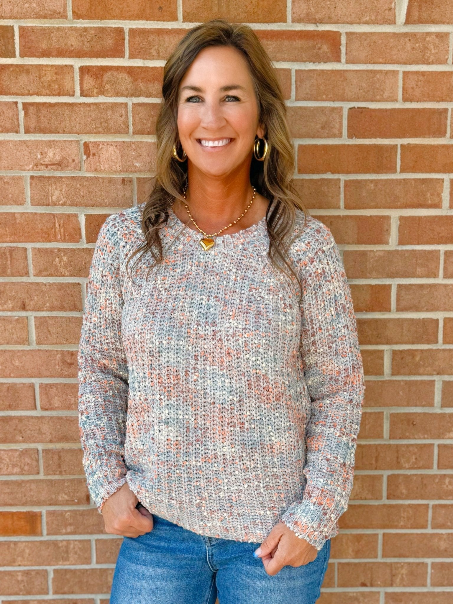 Confetti Cozy Popcorn Sweater - Jessi Jayne Boutique