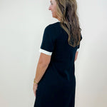 Contrast Trim Knit Dress - Jessi Jayne Boutique