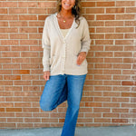 Ruffle Edge Knit Cardigan - Jessi Jayne Boutique