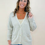 Ruffle Edge Knit Cardigan - Jessi Jayne Boutique