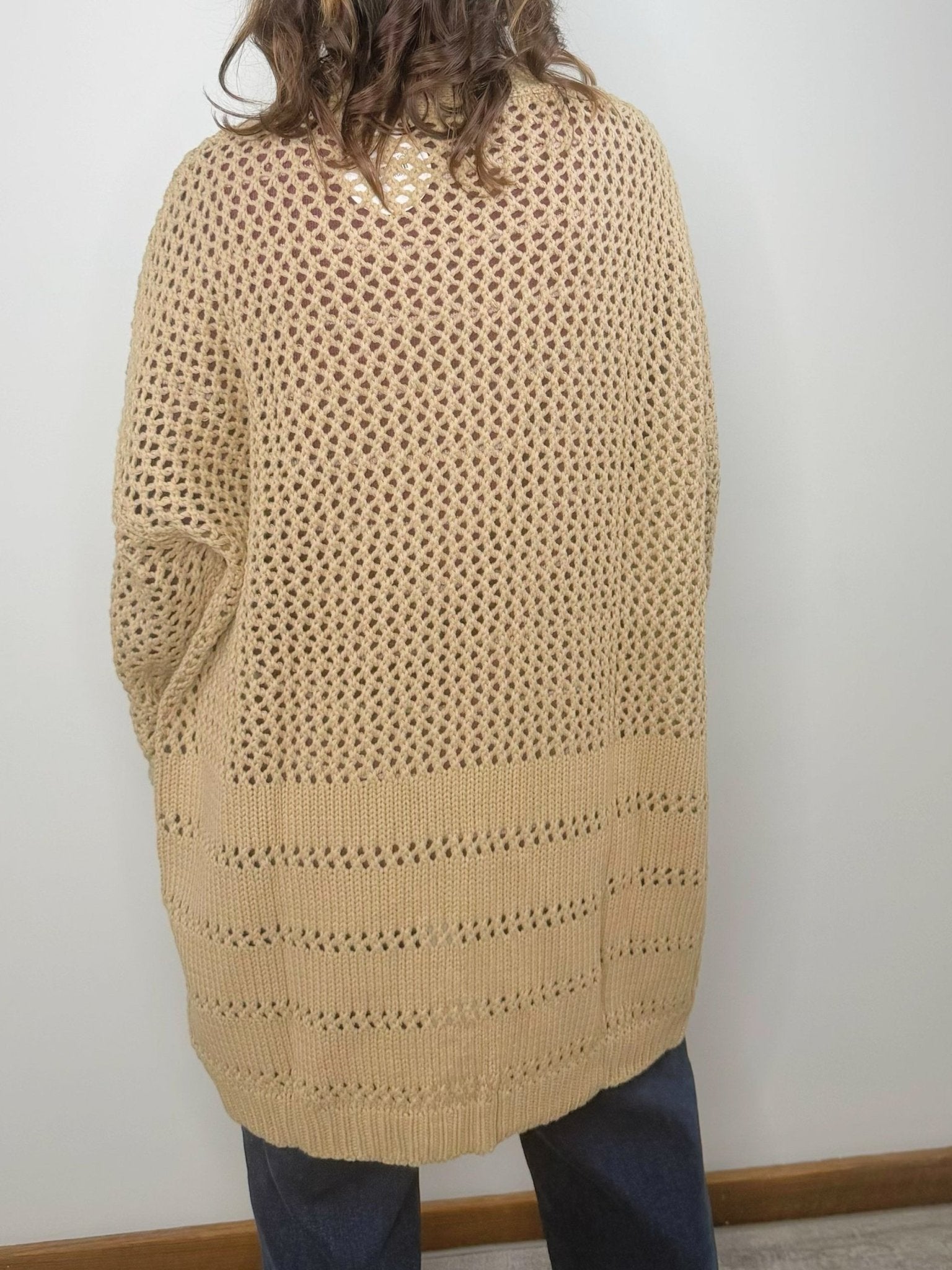Free Spirit Open Stitch Cardigan - Jessi Jayne Boutique