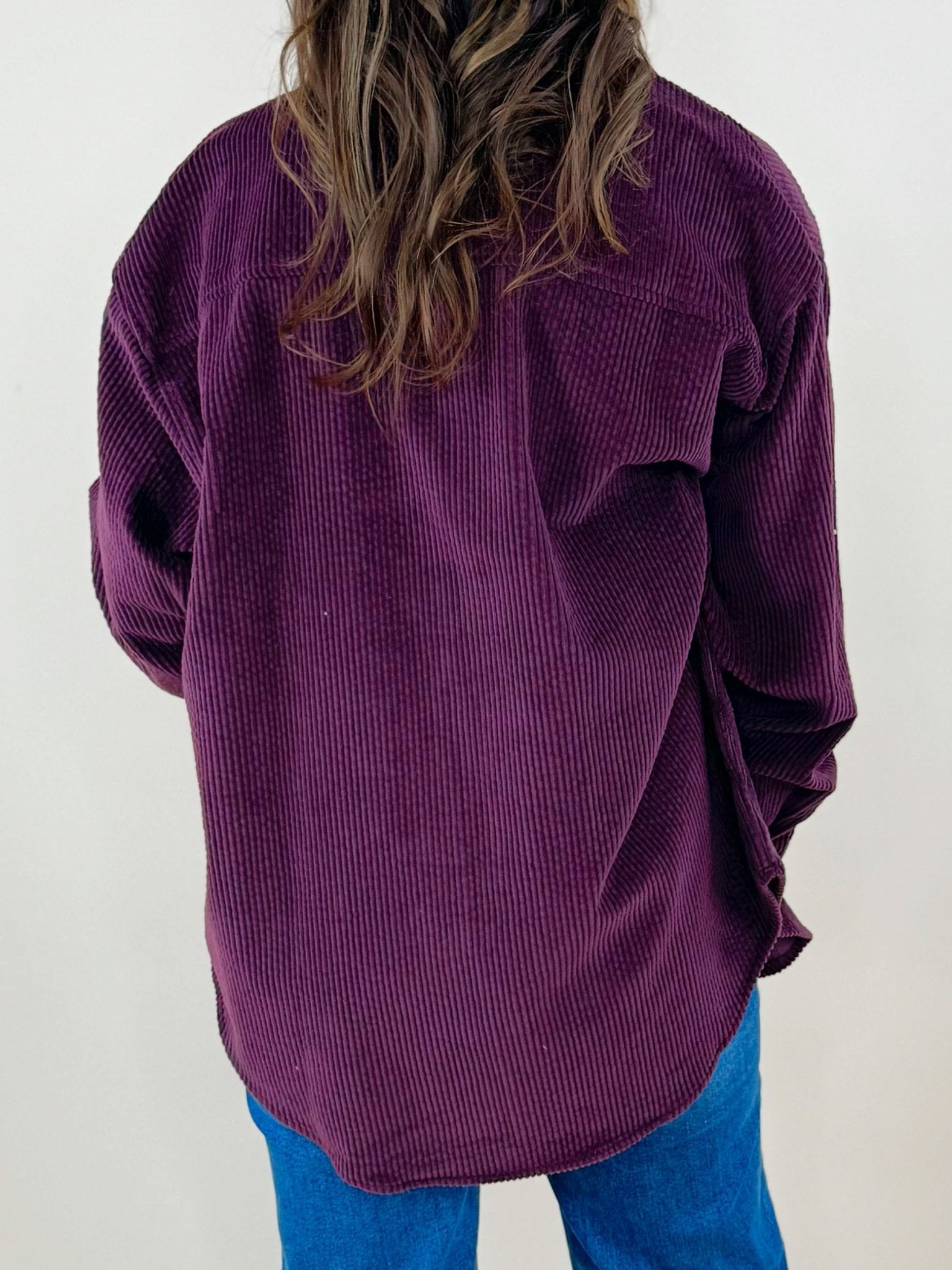 Corduroy Button - Down Shirt - 2 Colors Available - Jessi Jayne Boutique