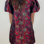 Vienna Floral Jacquard Event Dress - Jessi Jayne Boutique