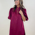 Scarlett Bubble Sleeve Mini Dress - Jessi Jayne Boutique