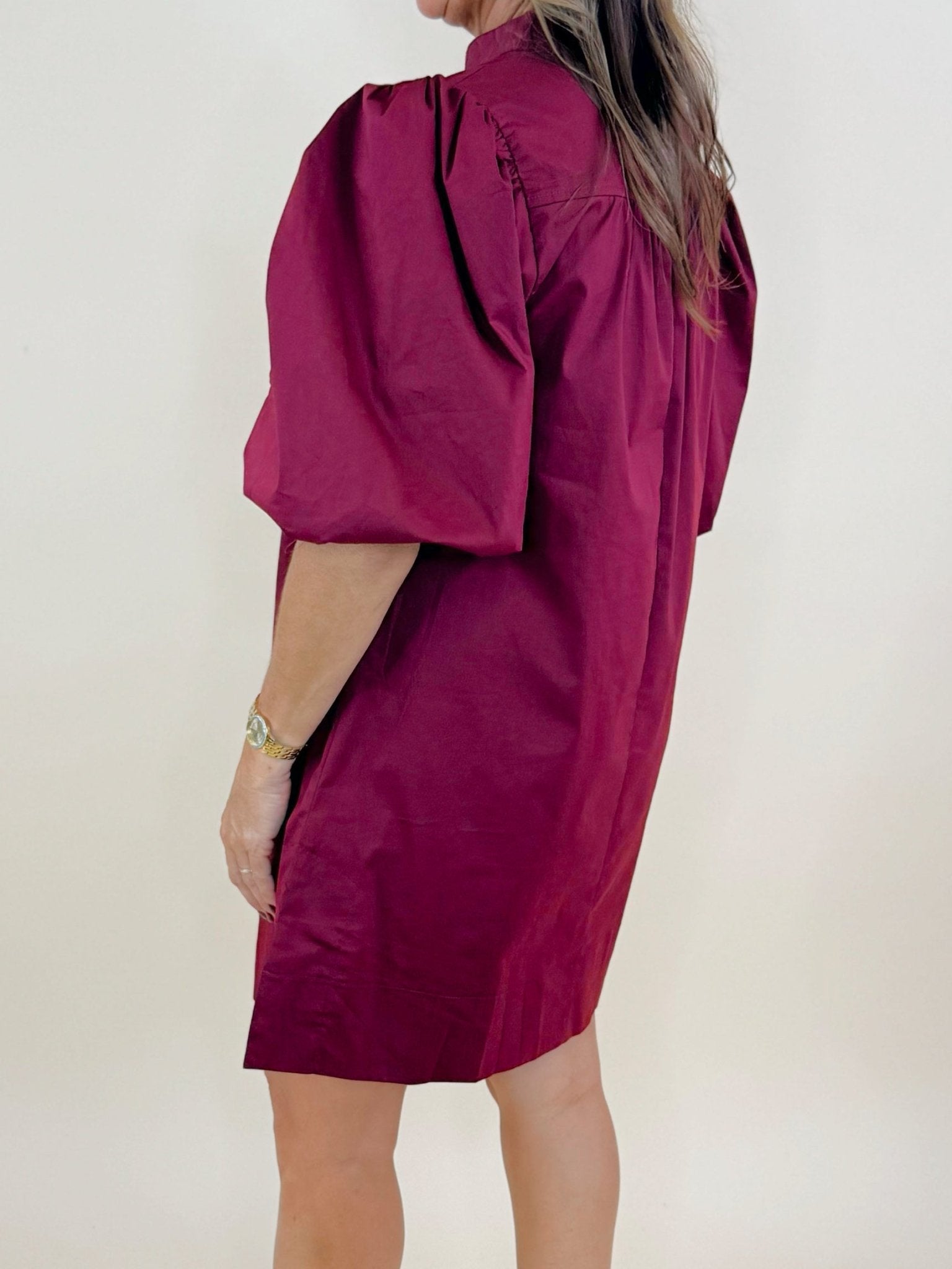 Scarlett Bubble Sleeve Mini Dress - Jessi Jayne Boutique