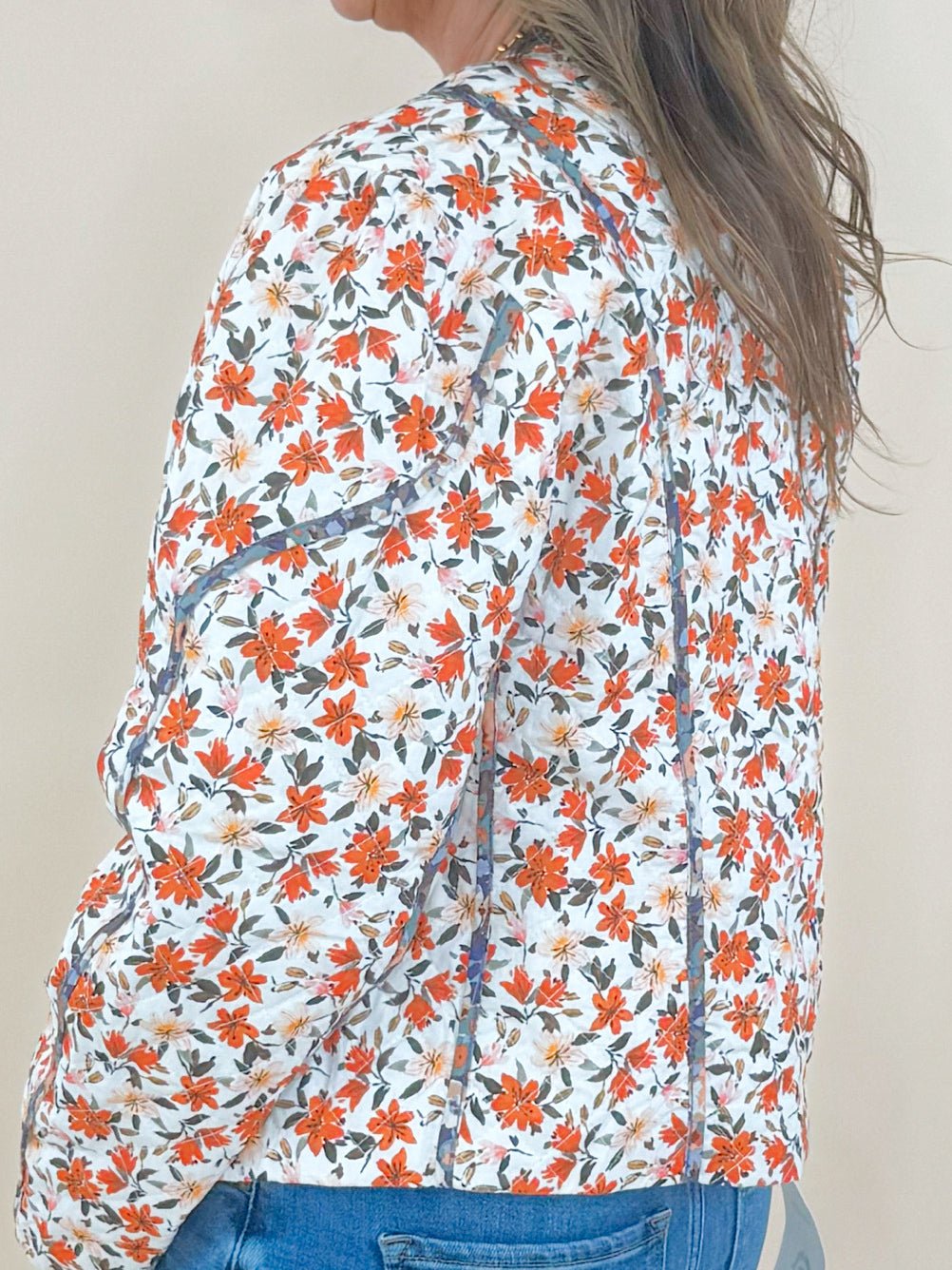 The Lila Bloom Quilted Jacket - Jessi Jayne Boutique