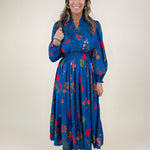 Elora Bloom Navy Maxi Dress - Jessi Jayne Boutique