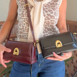 Sutton Gold Buckle Shoulder Bag