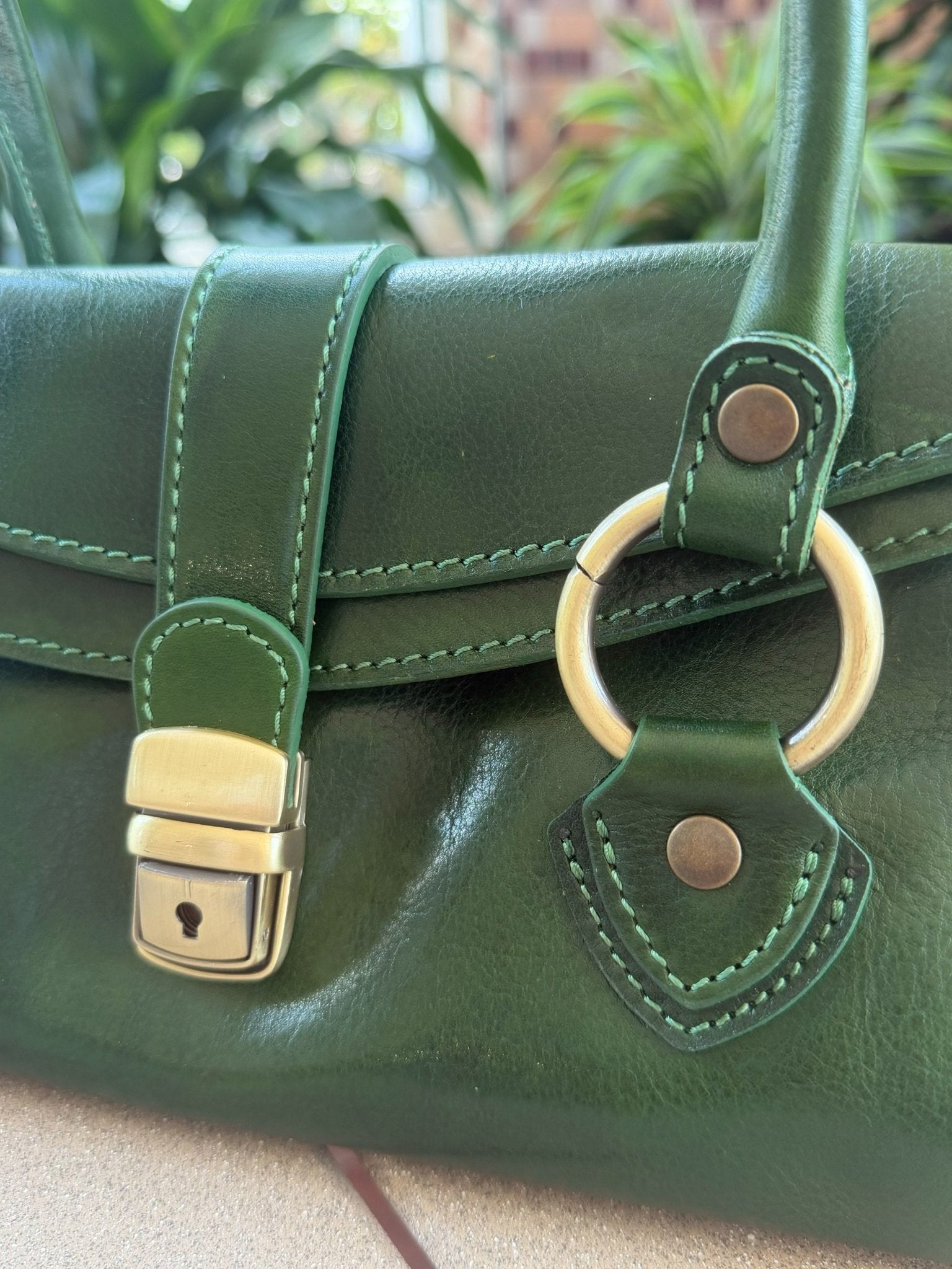 Marzia Green Small Shoulder Bag - Jessi Jayne Boutique