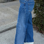 Risen Laid - Back Contrast Jeans - Jessi Jayne Boutique