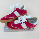 Miim Dixie Red Lace - Up Sneaker - Jessi Jayne Boutique