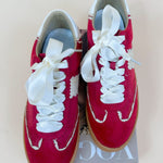 Miim Dixie Red Lace - Up Sneaker - Jessi Jayne Boutique
