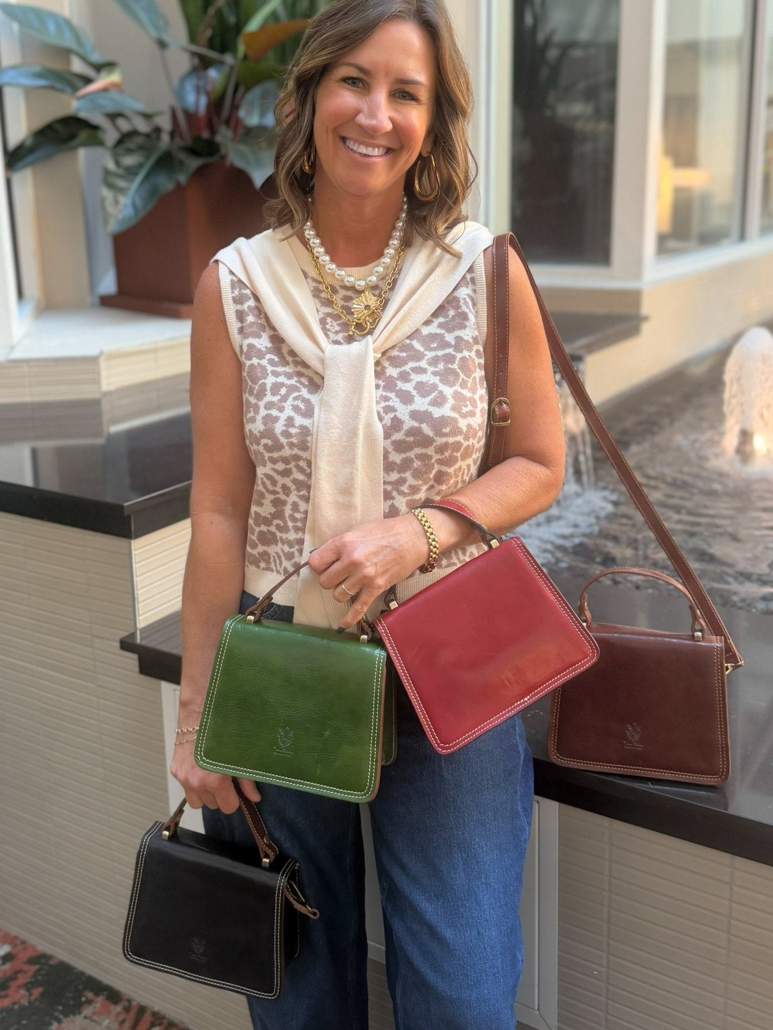 Mirabelita Red Mini Handbag and Crossbody - Jessi Jayne Boutique
