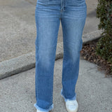 Risen Fray It Forward Crop Jeans - Jessi Jayne Boutique