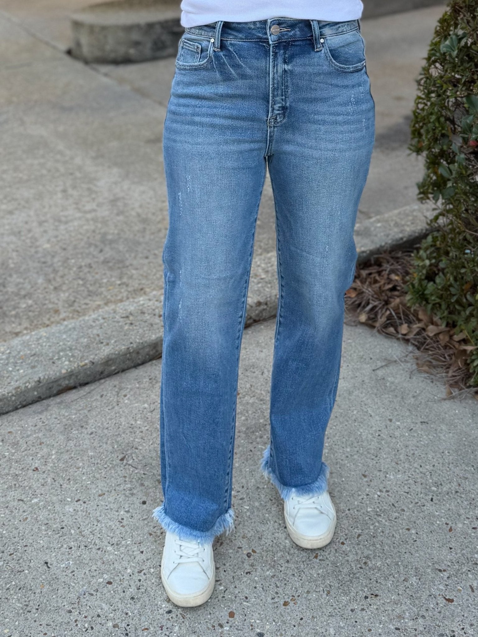 Risen Fray It Forward Crop Jeans - Jessi Jayne Boutique