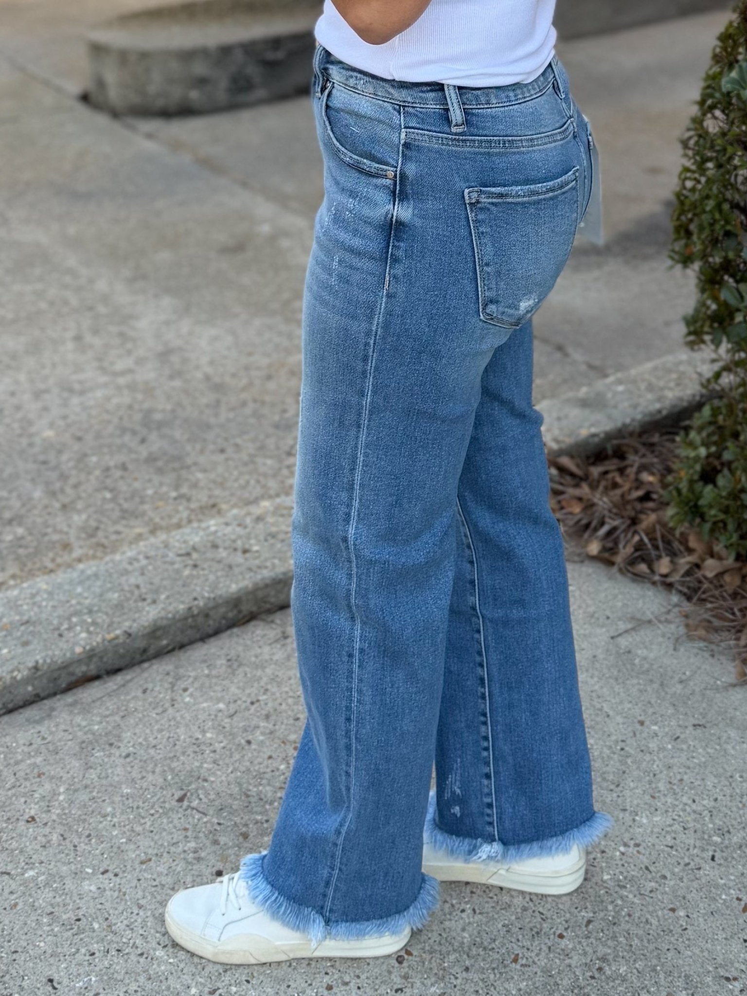 Risen Fray It Forward Crop Jeans - Jessi Jayne Boutique