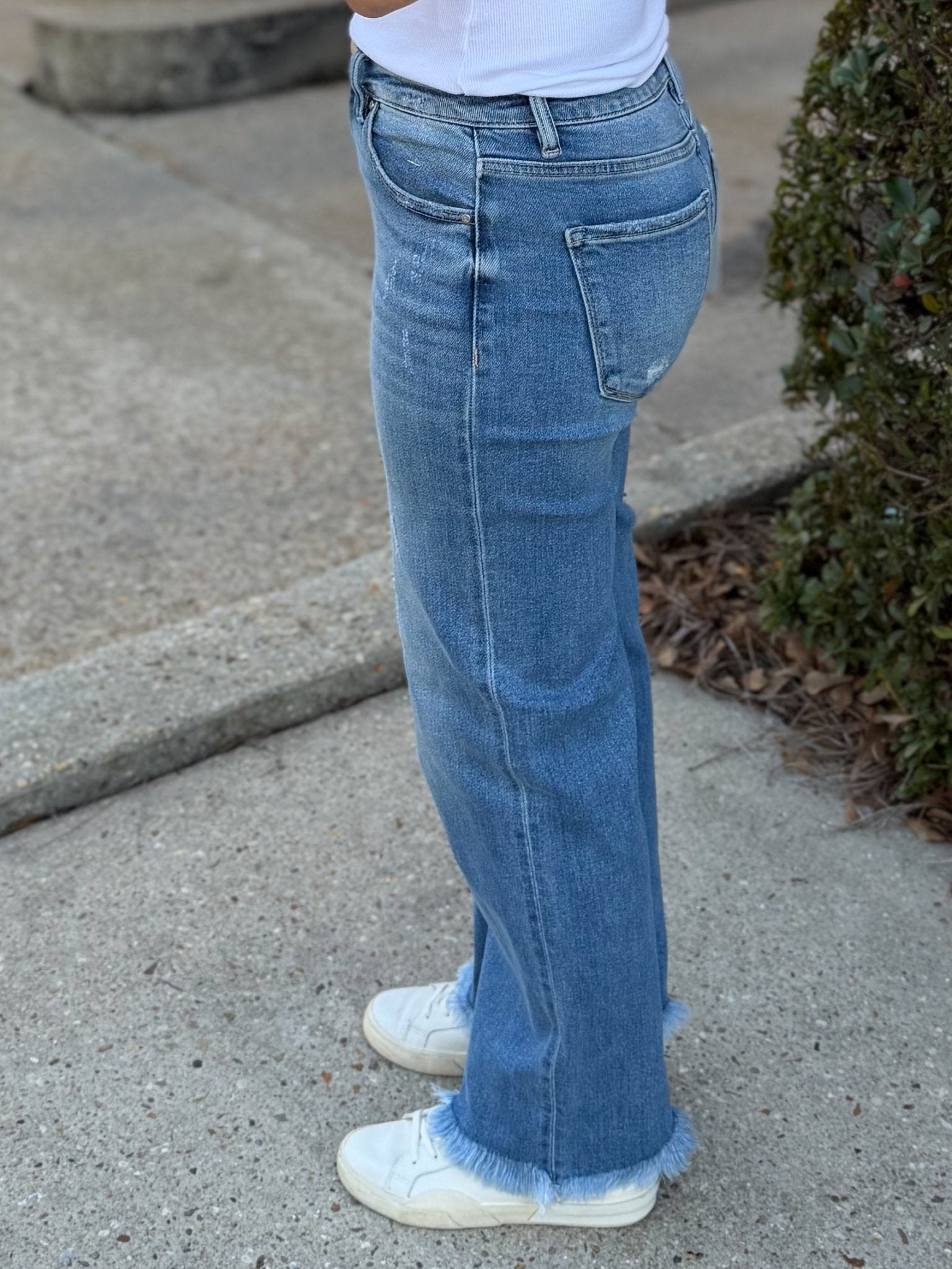 Risen Fray It Forward Crop Jeans - Jessi Jayne Boutique