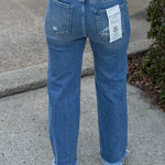 Risen Fray It Forward Crop Jeans - Jessi Jayne Boutique