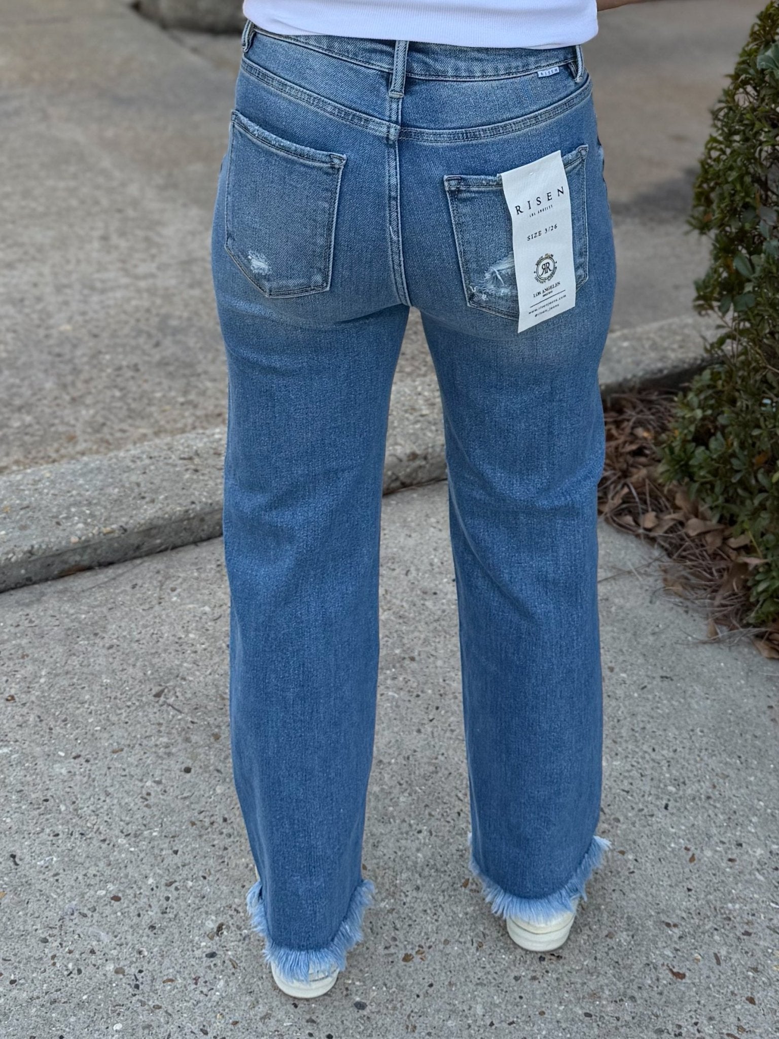 Risen Fray It Forward Crop Jeans - Jessi Jayne Boutique