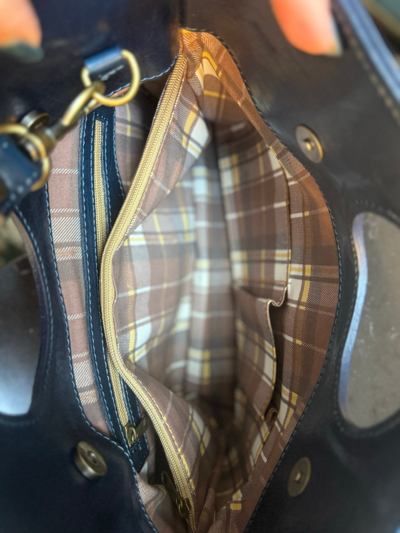 Clarissa Navy Medium Handbag - Jessi Jayne Boutique