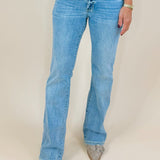 Judy Blue Light Mid Rise Bootcut Jeans 31" Inseam - Jessi Jayne Boutique