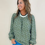 Clara Vine Print Filigree Blouse - Jessi Jayne Boutique