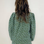 Clara Vine Print Filigree Blouse - Jessi Jayne Boutique