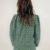 Clara Vine Print Filigree Blouse - Jessi Jayne Boutique
