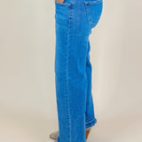 Risen Breezy Edge Cropped Wide Leg Jeans - Jessi Jayne Boutique