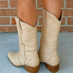 Mia Jenah Natural Western Boot - Jessi Jayne Boutique